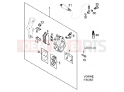 KTM 400 LC4-E (932206) [GB] 2000 FRONT BRAKE CALIPER
