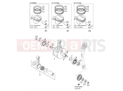 KTM 400 LC4-E (932206) [GB] 2000 CRANKSHAFT, PISTON