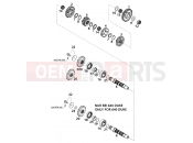 KTM 400 LC4-E (932206) [GB] 2000 TRANSMISSION II - COUNTERSHAFT