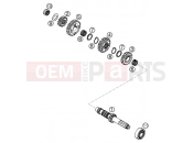 KTM 400 LC4-E (930306) [EU] 2000 TRANSMISSION I - MAIN SHAFT