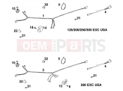 WIRING HARNESS - KTM 380 SX (650100) [US] 2000