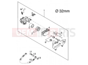 KTM 125 SX (610200) [EU] 2000 REAR BRAKE CALIPER