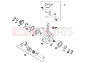 KTM 125 SX (610200) [EU] 2000 CRANKSHAFT, PISTON