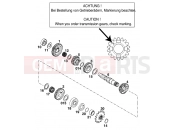 KTM 250 SX (630200) [EU] 2000 TRANSMISSION II - COUNTERSHAFT