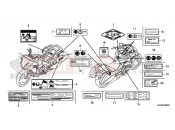 HONDA CTX1300A 2016 F-49 CAUTION LABEL