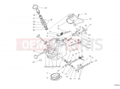 DUCATI Monster S2R 1000 HORIZONTAL CYLINDER HEAD » VALVE DRIVE