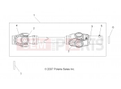 DRIVE TRAIN | DRIVE TRAIN, FRONT PROP SHAFT - A17SES57C1/C2/C7/CL/E1/E2/E7/EL/SET57C1/C2/E1/E2 - Polaris SPORTSMAN 570 TRACTOR (R07) - A17SES57C1/C2/C7/CL/E1/E2/E7/EL/SET57C1/C2/E1/E2 2017