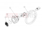 Polaris 2011 LEV GEM - e2/e4/e6/eS/eL/eLXD ELECTRICAL | ELECTRICAL, EXTERIOR CHARGING INLET - e2/e4/e6/eS/eL/eLXD (49GEMELECTRICAL11CHARGEREXT)