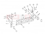 POLARIS GEM - E2/E4/E6/ES/EL/ELXD FRAME | FRAME, OPTIONS, BUMPER, MOUNT, REAR - e2/e4 (49GEMOPTIONS11BUMPERMTRR)