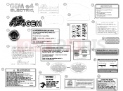 Polaris 2009 LEV GEM - E2/E4/E6/ES/EL/ELXD DECALS | DECALS, 2011 - e4 (49GEMDECALS11DECALSE4)