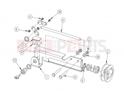 Polaris 2009 LEV GEM - E2/E4/E6/ES/EL/ELXD STEERING | STEERING, LOCK, MANUAL - e2/e4/e6/eS/eL/eLXD (49GEMSTEER11LOCK)