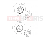 Polaris 2009 LEV GEM - E2/E4/E6/ES/EL/ELXD WHEELS | WHEELS, OPTIONS, CHROME and SILVER - e2/e4/eS/eL (49GEMOPTIONS11WHLCHROMEE2)