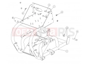 POLARIS GEM - E2/E4/E6/ES/EL/ELXD FRAME | FRAME, SUPPORT, FRONT - e2/e4/e6/eS/eL/eLXD (49GEMFRAME11FRT)