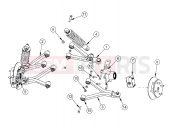 POLARIS GEM - E2/E4/E6/ES/EL/ELXD SUSPENSION | SUSPENSION, FRONT - e2/e4/eS/eL (49GEMSUSP11FRTE2)
