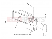 POLARIS GEM - E2/E4/E6/ES/EL/ELXD BODY | BODY, MIRROR, SIDE - e2/e4/e6/eS/eL/eLXD (49GEMBODY11MIRROR)