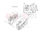 VICTORY STANDARD CRUISER (V00CB15DD) ENGINE | ENGINE, CRANKCASE - V00CB15LE (4952565256C004)