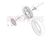 VICTORY STANDARD CRUISER (V00CB15LE) WHEELS | WHEELS, FRONT - V00CB15DC (4952565256A013)