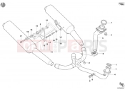 DUCATI 2005 Supersport 1000 SS EXHAUST SYSTEM » EXHAUST SYSTEM