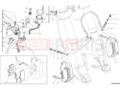 DUCATI 2015 Hypermotard SP FRONT BRAKE SYSTEM [MOD:HYM-SP;XST:AUS,EUR,FRA,JAP]