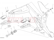 DUCATI Monster 1200 FOOTRESTS, RIGHT [MOD:M 1200]