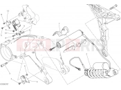 DUCATI 2015 Multistrada 1200 S D Air REAR SHOCK ABSORBER [MOD:MS1200SA]
