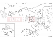 DUCATI 2015 Streetfighter 848 REAR BRAKE SYSTEM [MOD:F848]