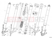 DUCATI Diavel Carbon FRONT FORK [MOD:DVLC;XST:AUS,EUR,FRA,JAP]
