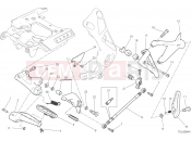 DUCATI 2016 XDiavel FOOTRESTS, LEFT [MOD:XDIAVEL]
