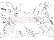 DUCATI 2016 XDiavel S HANDLEBAR [MOD:XDIAVELS]