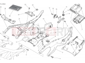 DUCATI 2016 XDiavel S REAR FRAME COMP. [MOD:XDIAVELS]