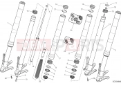 DUCATI 2016 Hyperstrada 939 FRONT FORK [MOD:HY939STR]