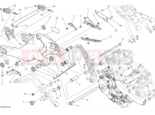 DUCATI 2016 Monster 821 FORCELLONE POSTERIORE [MOD:M 821;XST:AUS]