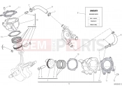 DUCATI 2016 Monster 821 Dark CYLINDERS - PISTONS [MOD:M821DARK]