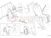 DUCATI 2016 Monster 821 Dark FRONT BRAKE SYSTEM [MOD:M821DARK]