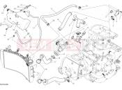 DUCATI 2016 Monster 821 Dark COOLING SYSTEM [MOD:M821DARK]