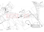 DUCATI 2016 Multistrada 1200 S D Air REAR SHOCK ABSORBER [MOD:MS1200SA]