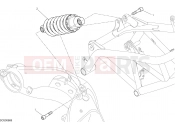DUCATI Hypermotard 939 SOSPENSIONE POSTERIORE [MOD:HYM 939]