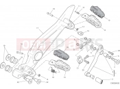 DUCATI Hypermotard 939 SP FOOTRESTS, LEFT [MOD:HYM939SP]
