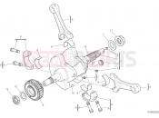 DUCATI 2017 Monster 821 Stripe CONNECTING RODS [MOD:M821 STR]