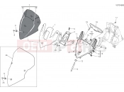 DUCATI 2017 Multistrada 1200 Pikes Peak WINDSHIELD [MOD:MS1200PP]