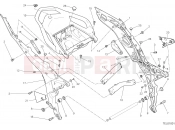 DUCATI Multistrada 1200 S D Air REAR FRAME COMP. [MOD:MS1200SA]