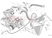 DUCATI Superbike 959 Panigale COOLING SYSTEM [MOD:959,959 AWS;XST:EUR,FRA,JAP,ROK,TWN]