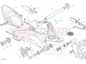 DUCATI Superbike 959 Panigale FORCELLONE POSTERIORE [MOD:959,959 AWS]