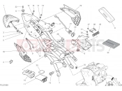 DUCATI 2017 SuperSport REAR FRAME COMP. [MOD:SS 939]