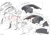 DUCATI 2018 Diavel Carbon COVERS, TANK [MOD:DVLC]