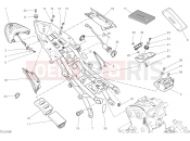 DUCATI 2018 Monster 1200 REAR FRAME COMP. [MOD:M 1200]