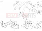 DUCATI 2018 Monster 1200 R FOOTRESTS, LEFT [MOD:M 1200R]