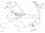 DUCATI Multistrada 1200 Enduro REAR SHOCK ABSORBER [MOD:MS1200E]