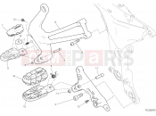 DUCATI Multistrada 1200 Enduro FOOTRESTS, RIGHT [MOD:MS1200E]