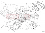 DUCATI 2018 Multistrada 950 PLATE HOLDER [MOD:MS950;XST:JAP]